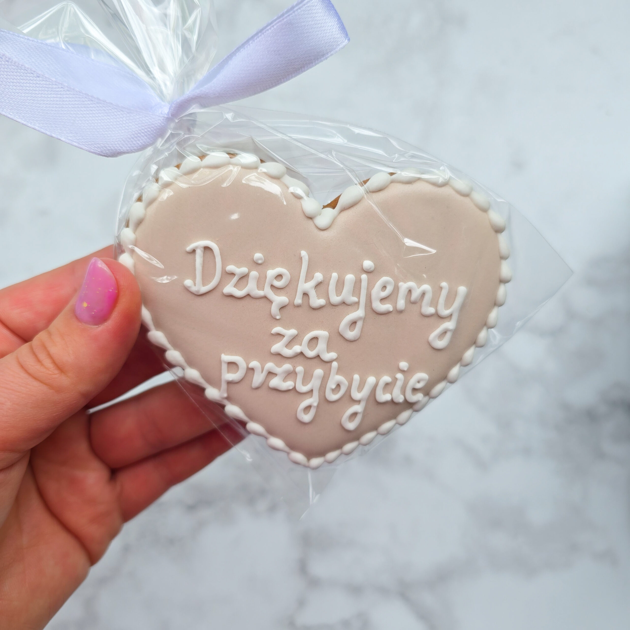 Beżowe serce z Twoim napisem - Chrzest - obrazek 7
