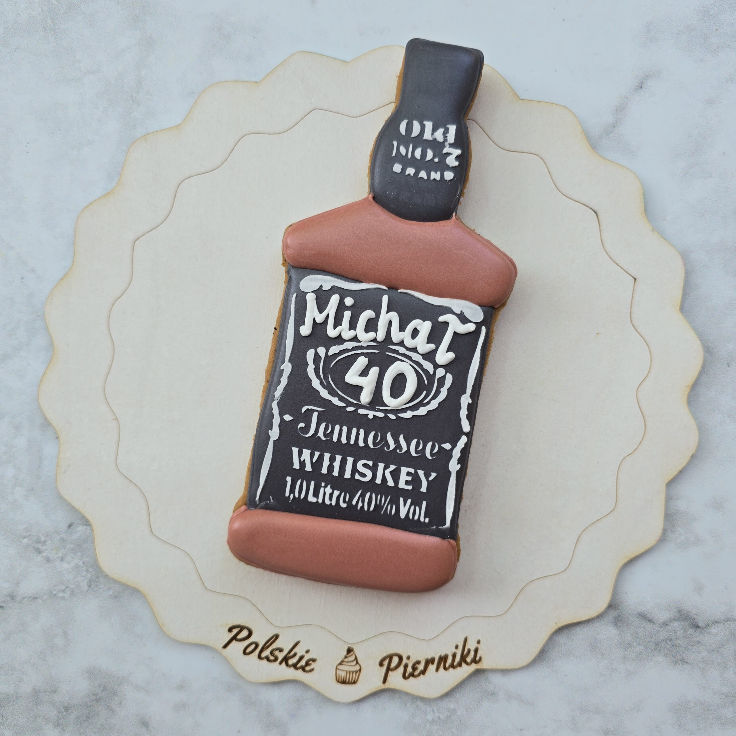 Duża butelka Whiskey z personalizacją - pakowana w pudełku - obrazek 4