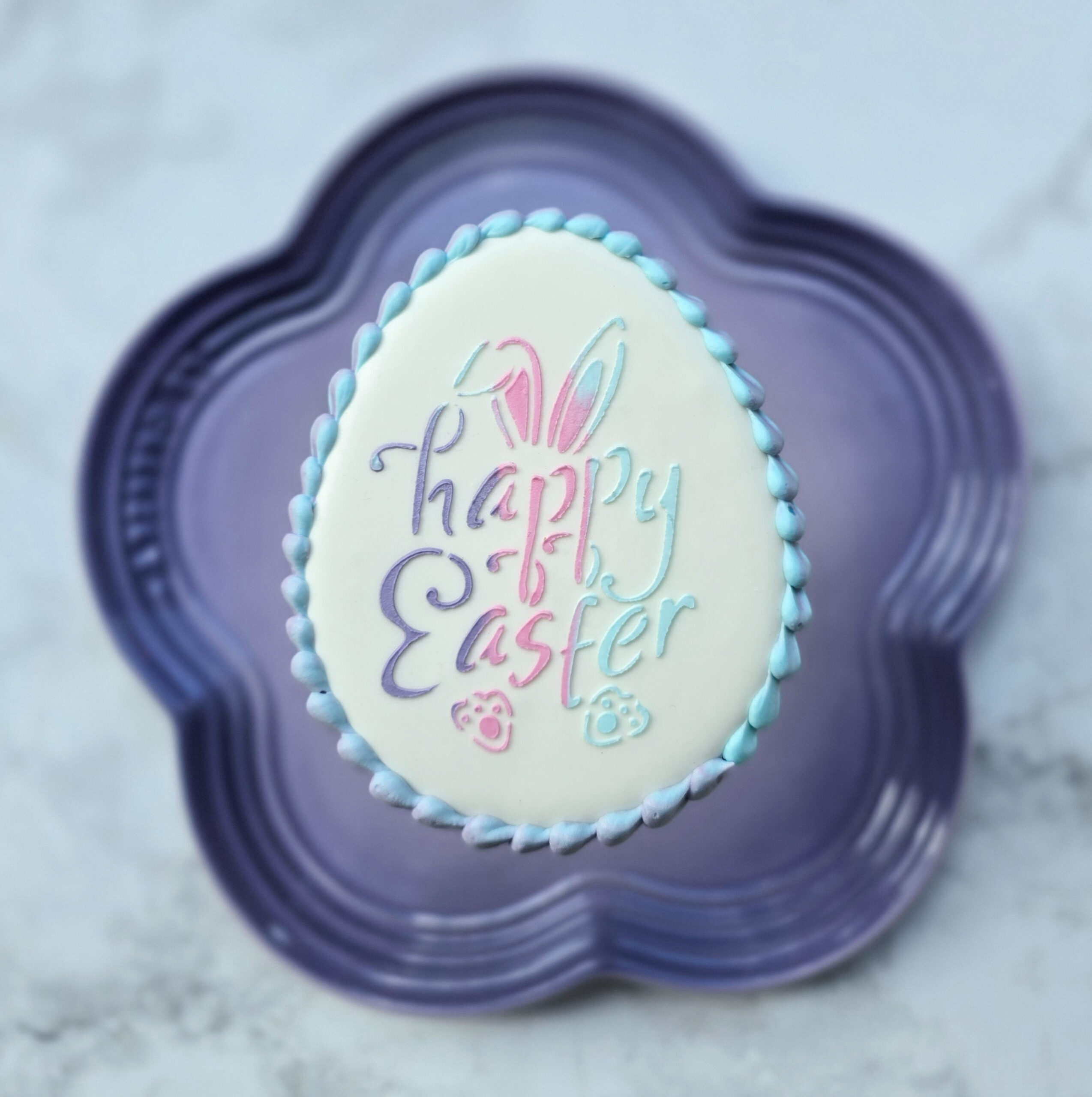 Pisanka z napisem Happy Easter DUŻA