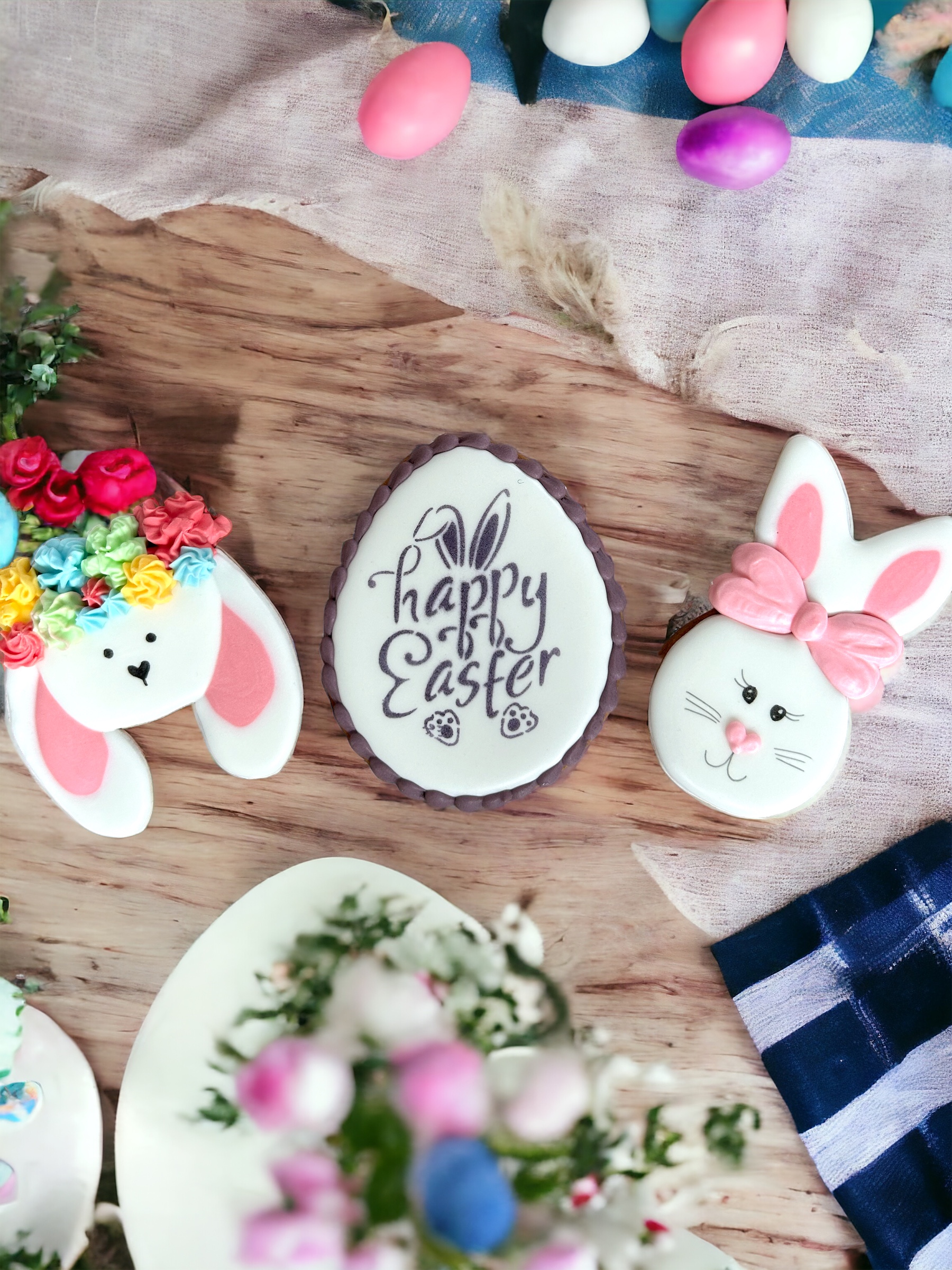 Pisanka z napisem Happy Easter DUŻA - obrazek 2