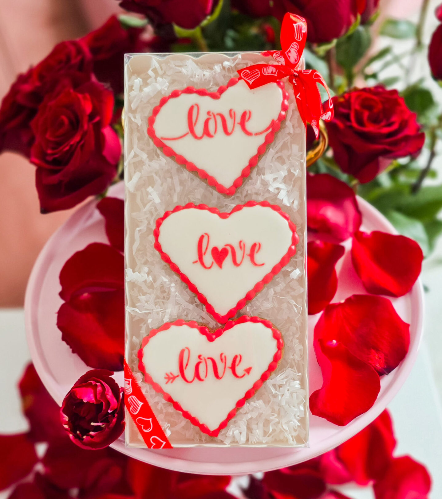 Zestaw 3 serca ,,Love"
