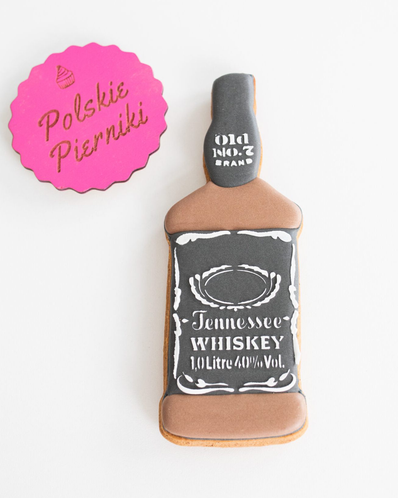 Duża butelka Whiskey z personalizacją - pakowana w pudełku