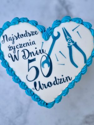 Urodzinowe serce dla mężczyzny
