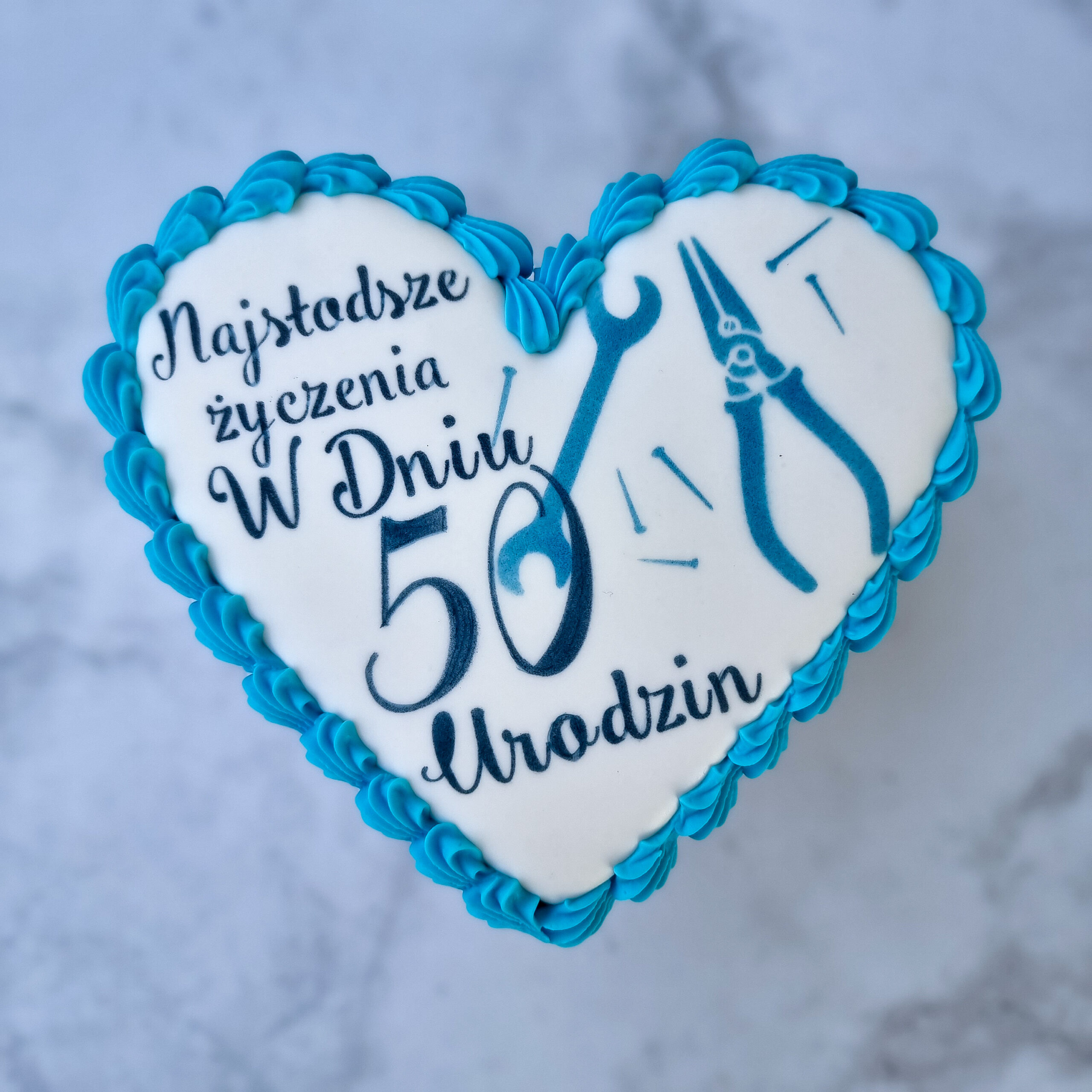 Urodzinowe serce dla mężczyzny