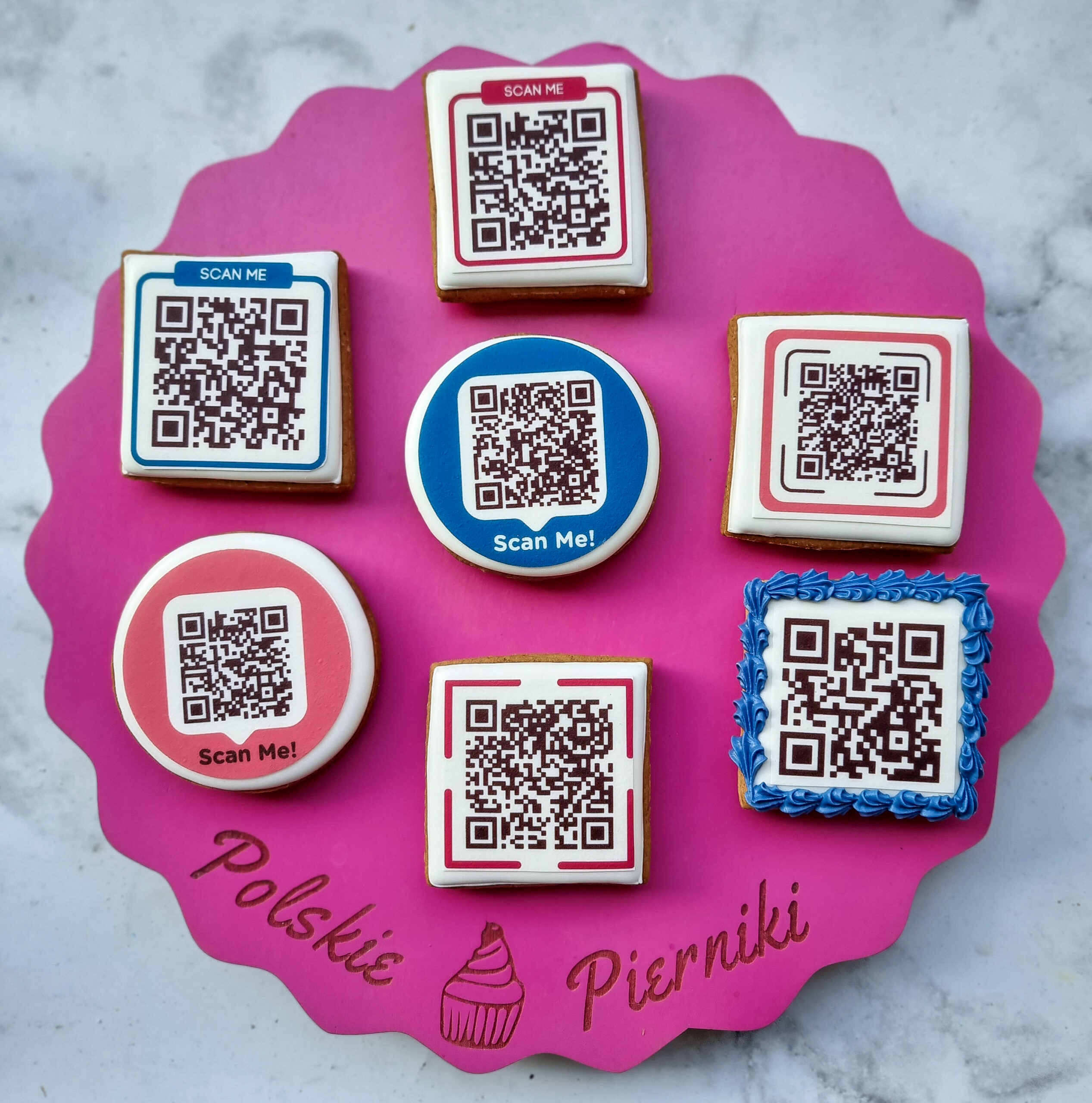 Piernik z Twoim kodem QR - produkt reklamowy