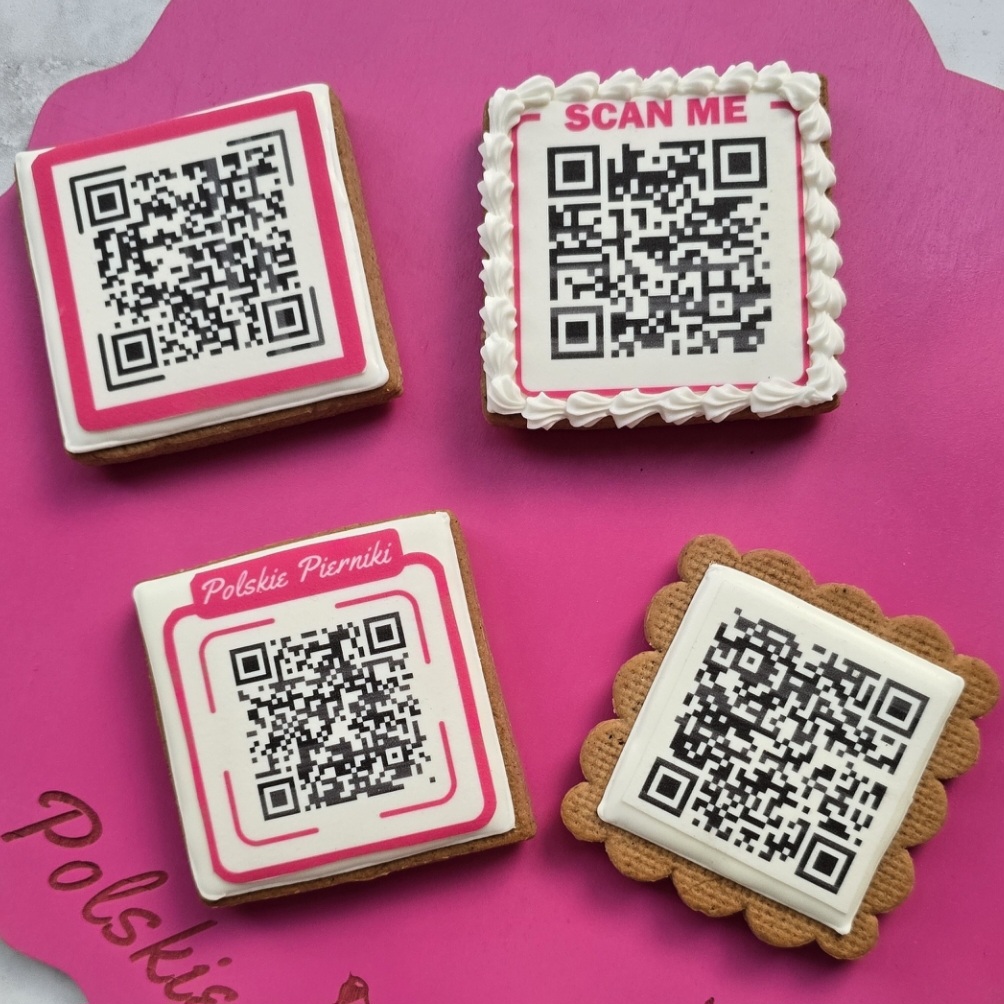 Piernik z Twoim kodem QR - produkt reklamowy - obrazek 2