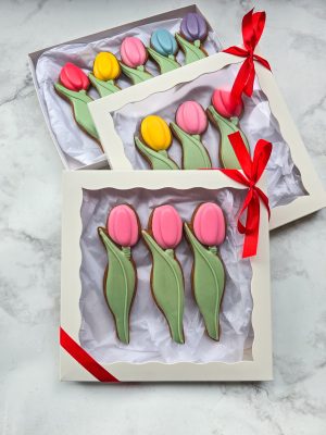 Zestaw 3 tulipanów + personalizacja (kolory do wyboru)