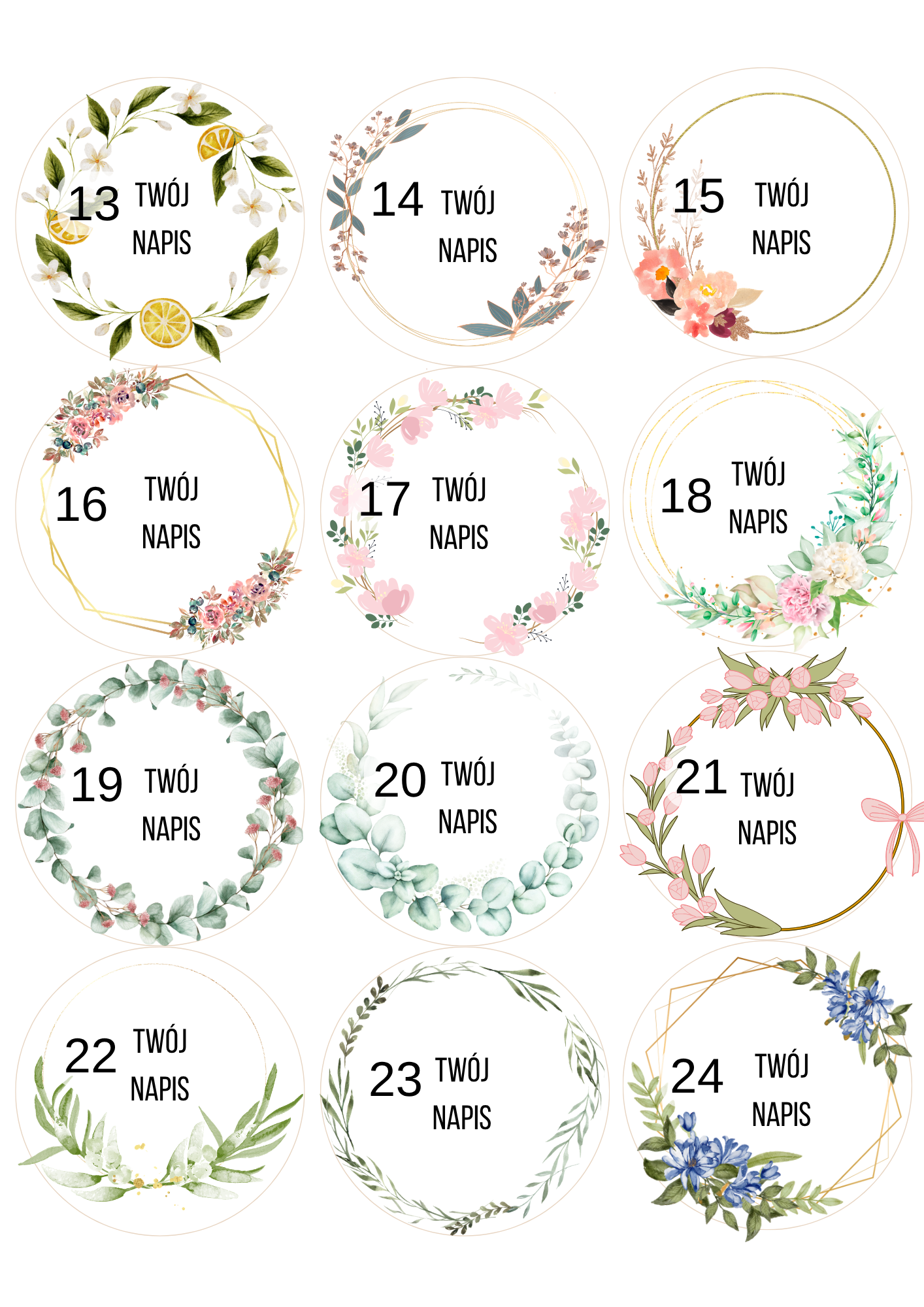 Ślubne podziękowania (grafiki do wyboru) - obrazek 3