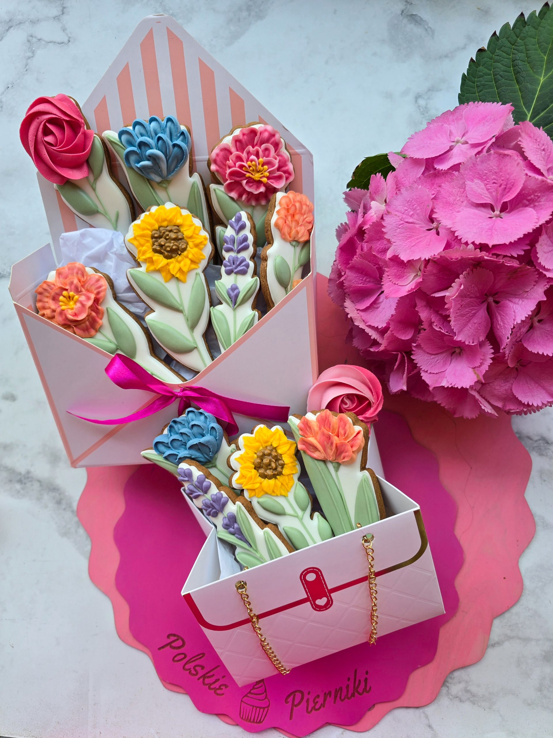 Piernikowy Flower Box PREMIUM - 7 kwiatów - obrazek 6