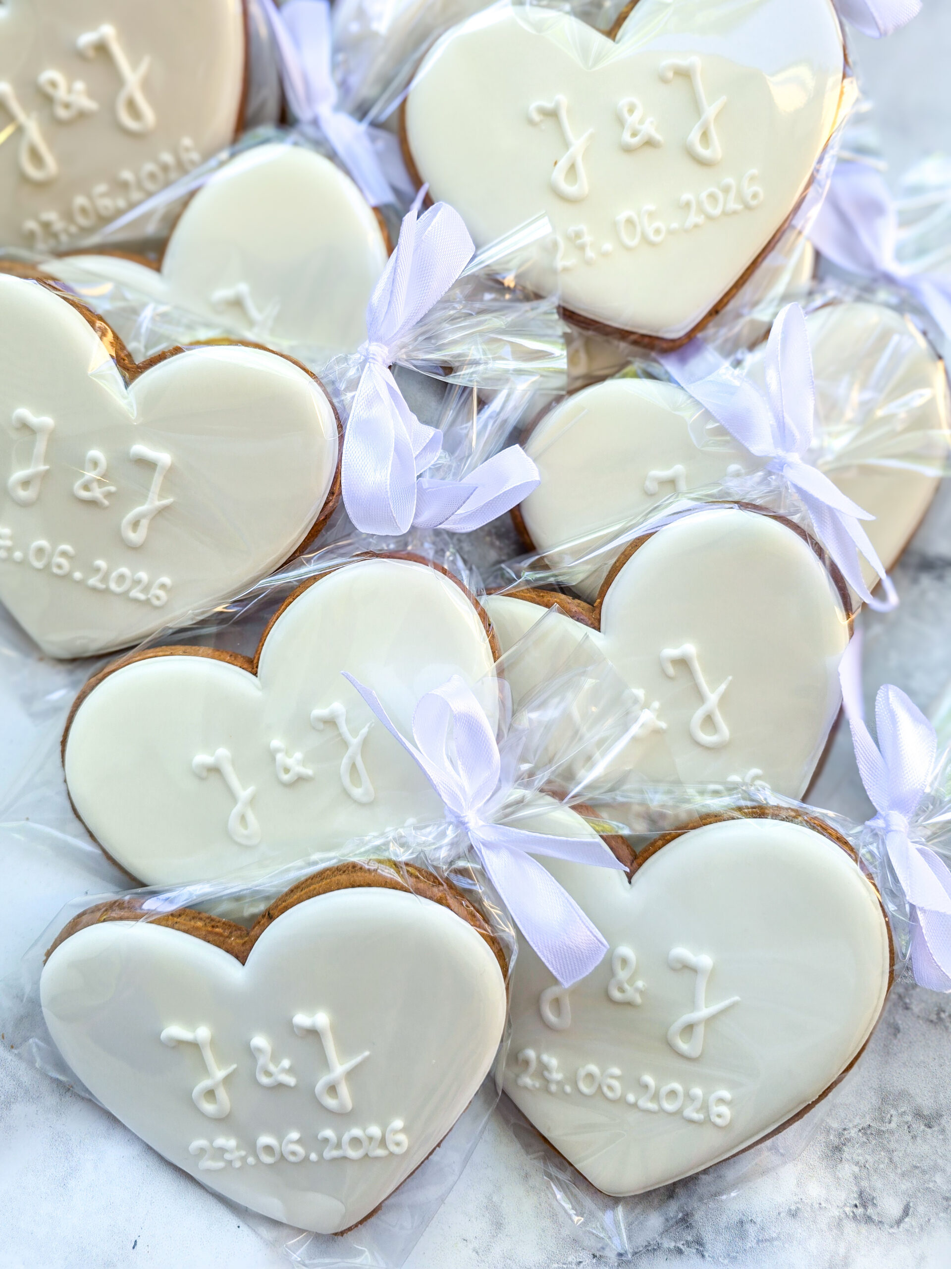 Białe serce S/M/L z białym napisem - obrazek 10